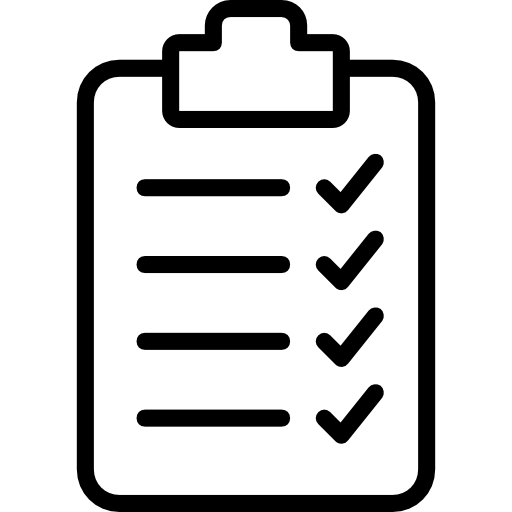 Clipboard icon indicating a job description